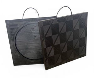 Подкладка под подпятник (цвет черный) 40х500х500мм